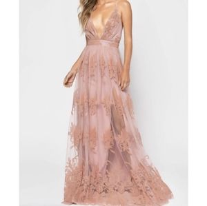 Lace Fancy Maxi Dress